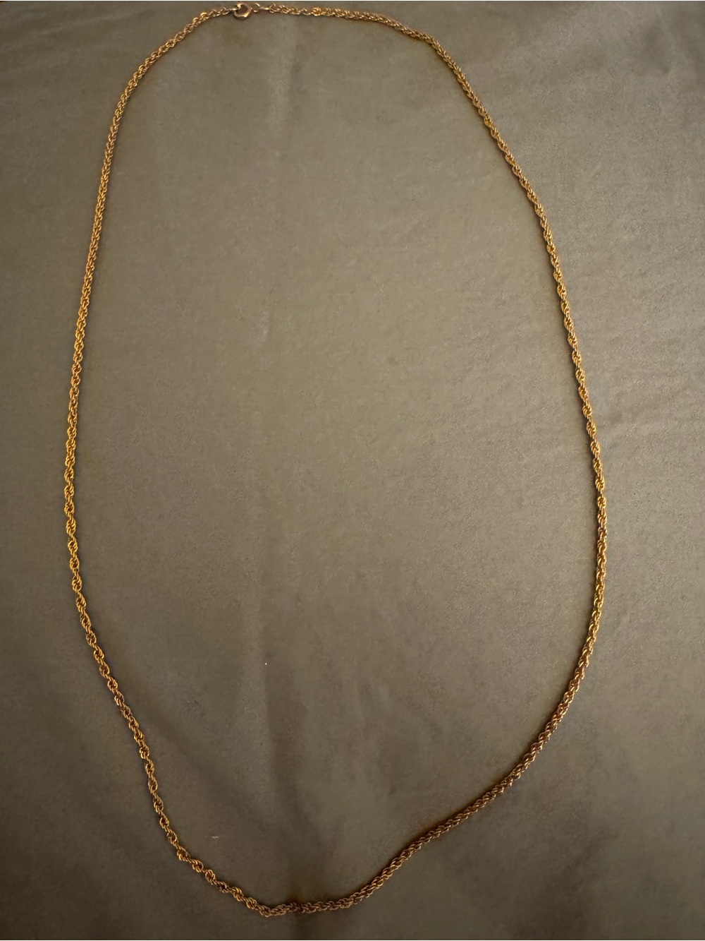 Gold Rope Chain Necklace - Women Jewelry